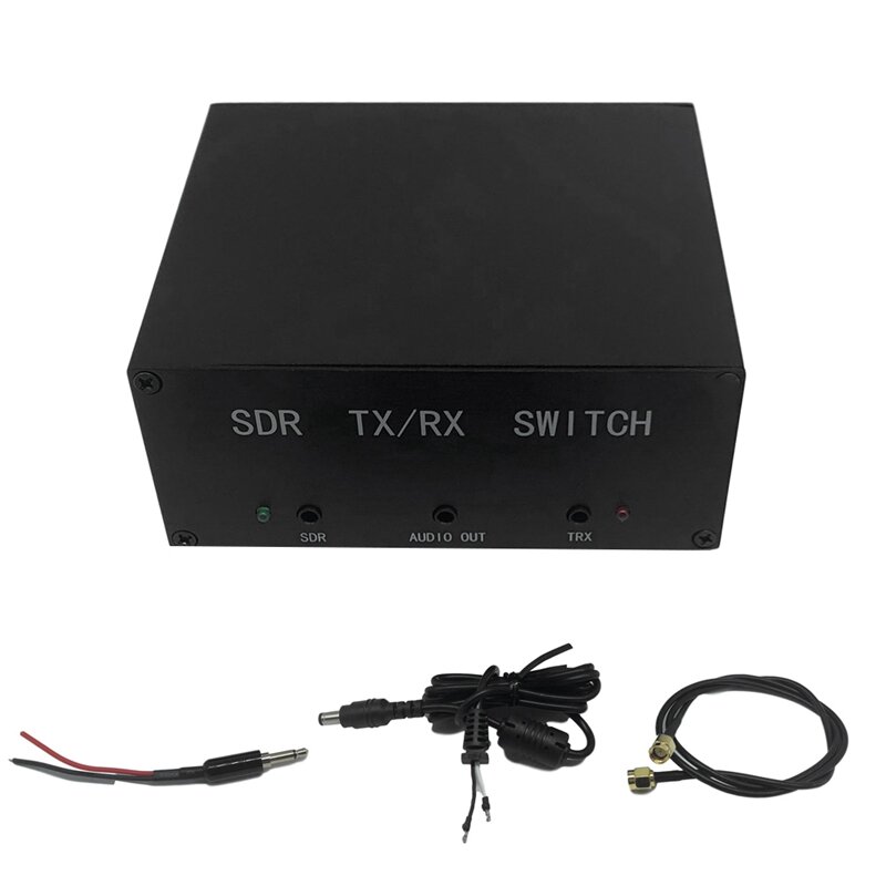 Kotak saklar TR peralatan sinyal praktis, 160Mhz 100W Aluminium portabel SDR transceiver Radio Switch antena Sharer