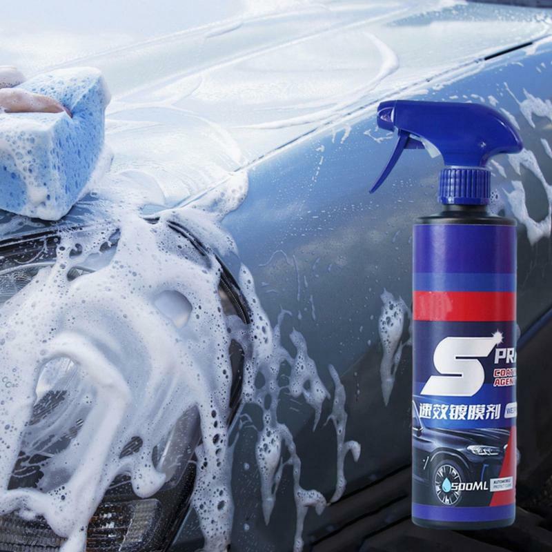500ml 3 In 1 Car Ceramic Coating Spray Auto Nano Ceramic Coating Polishing Spraying Wax Car Paint Scratch Repair Remover