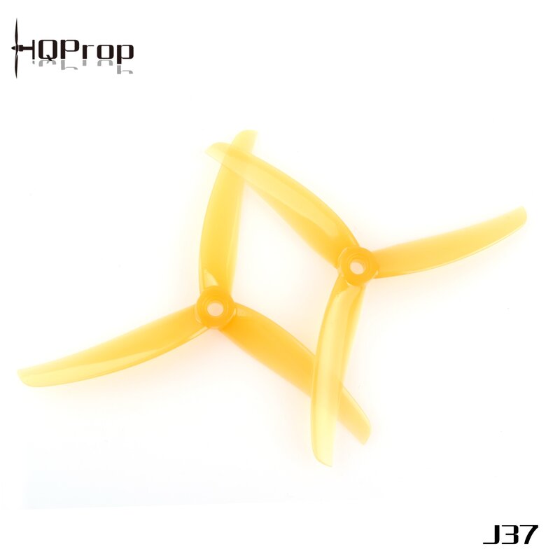 2 Pairs HQ Juicy Prop J37 Poly Carbonate 4.9inch propeller 3.7Pitch 3 blade three-blade with 5mm shaft prop for FPV RC Racing