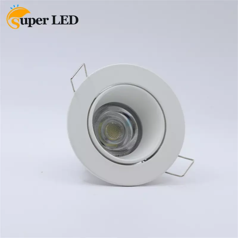 YINLED-Spot Lumineux LED d'NikRéglable, Profilé Blanc, Mini Ampoule GU10 de 6W, Spot Encastrable pour la Maison