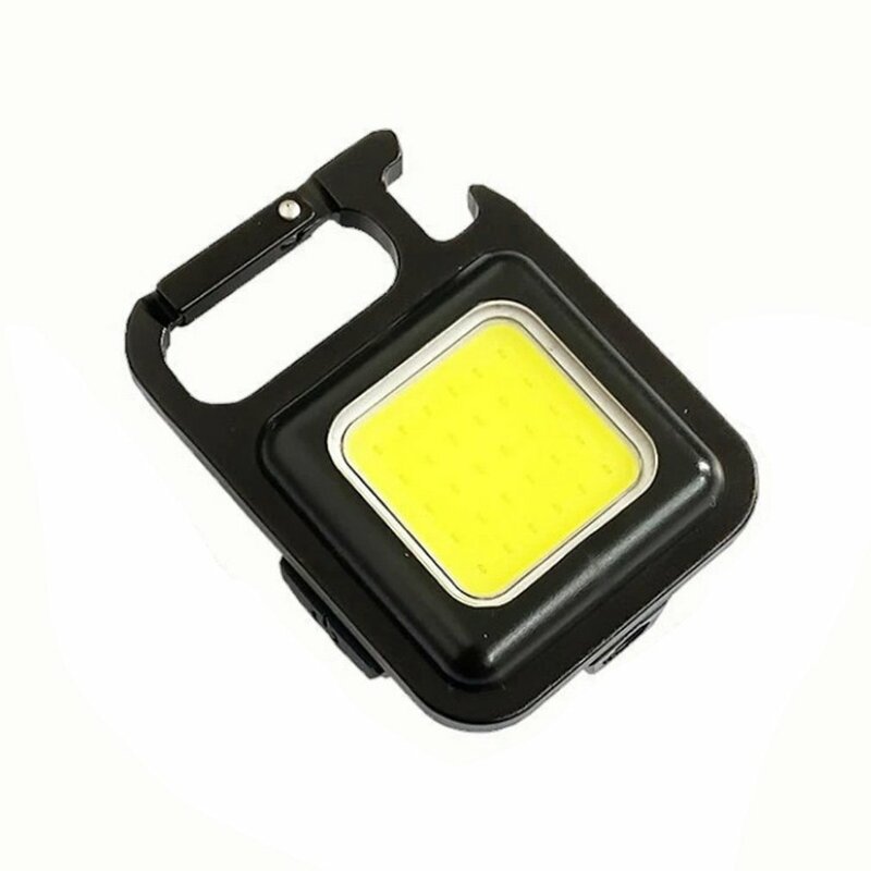 Multifunctional Mini Glare COB Keychain Light USB Charging Emergency Lamps Strong Magnetic Repair Work Outdoor Camping Light
