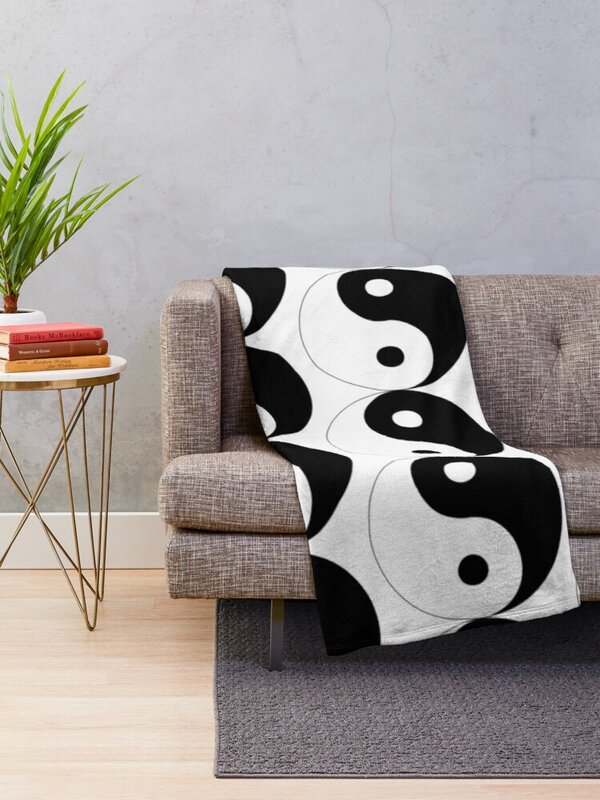 Yin Yang Decke Reise Decke Für Sofa Dünne Pelzigen Decken