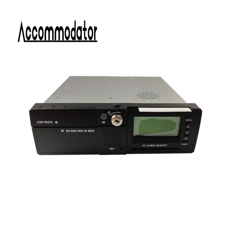 Capacité de stockage 1080P, haute qualité usine H.265 4CH SD disque dur voiture MDVR avec 4G GPS véhicule Terminal vidéo enregistrement de conduite