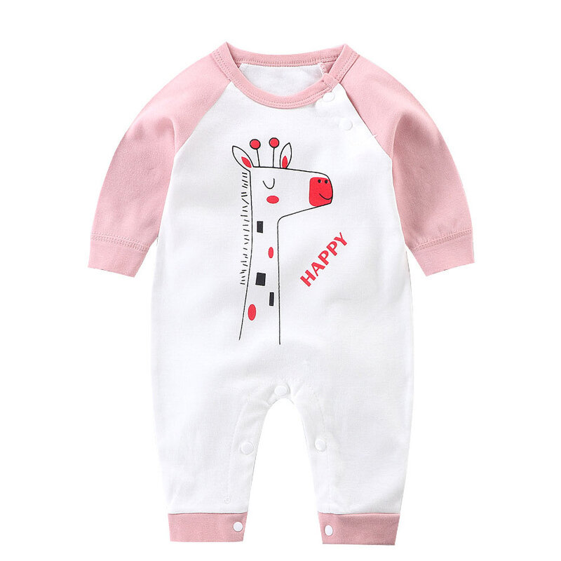 Herfst Pasgeboren Baby Kleding Jongen Meisje Katoen Leuke Lange Mouwen Baby Rompertjes Baby Kostuum Voor Kids Jumpsuit Een Stuk kleding