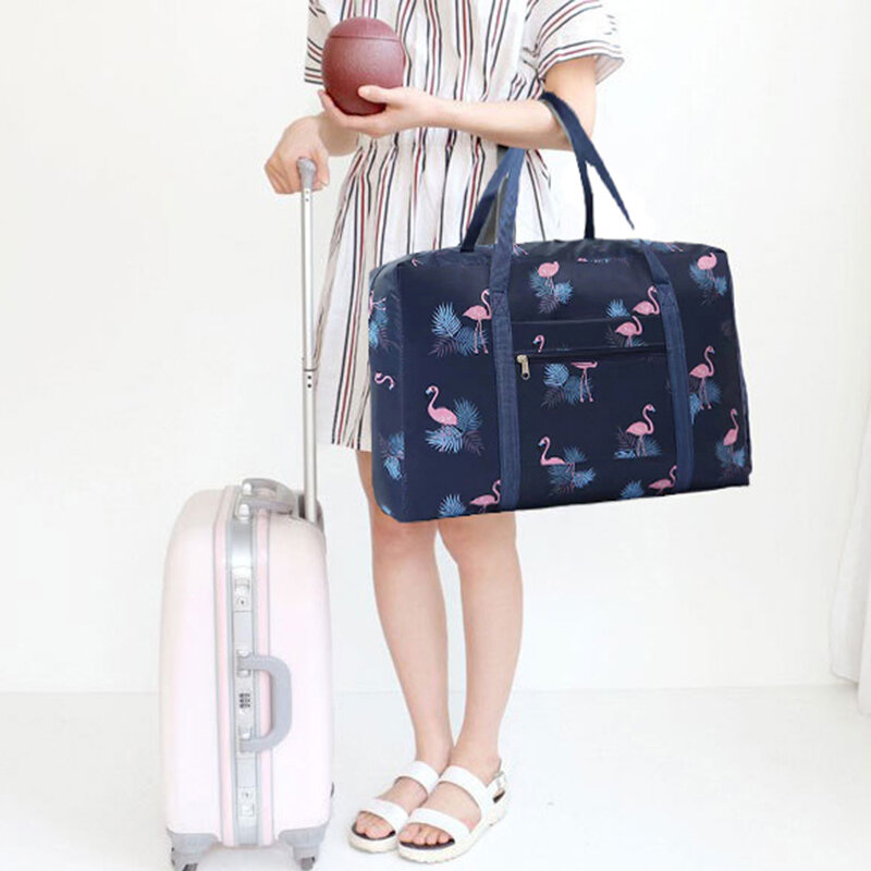 Borsa da viaggio pieghevole borsa da viaggio portatile grande Oxford borse da viaggio per bagagli XL custodia per abbigliamento borsa da donna Unisex