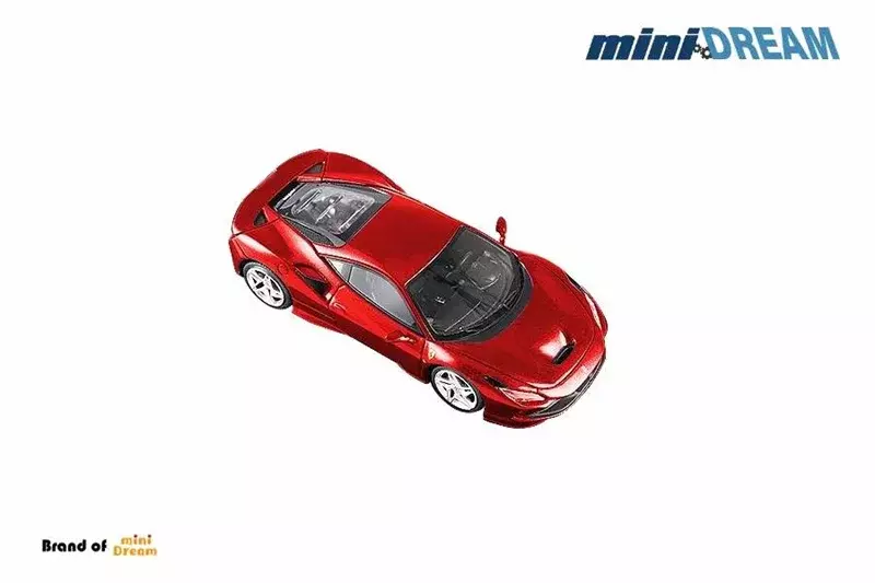 Minidream 1:64 F8รถโมเดล Diecast สีแดง/น้ำเงิน