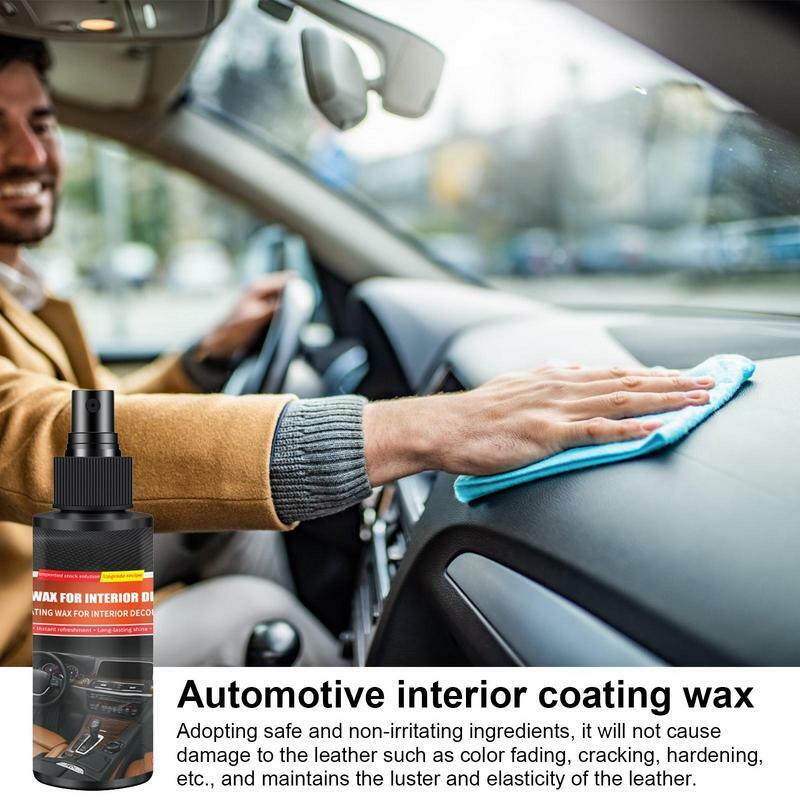 Car Detailing Spray Anti-UV Protective Car Coating Spray Multi-purpose Auto Detailing Wax Car Spray Cleaning For Fabric Parts