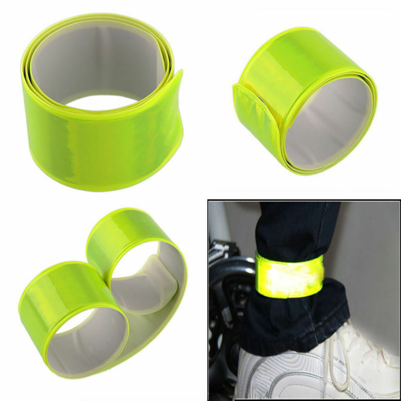 Safety Warning Armband Reflective Tape Strap for Sports Nignt Running Fishing Cycling Reflective Wristband Strap Reflector Tape
