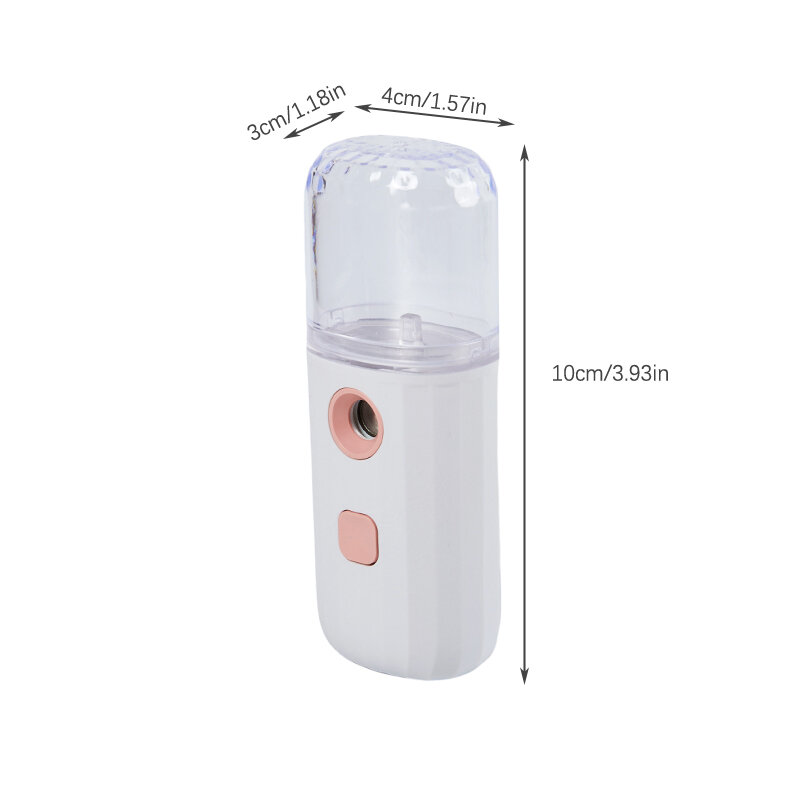 Pielęgnacja oczu Nano opryskiwacz 20mL nawilżająca mgła wodna parowiec parowy akumulator do mycia oczu Beauty Skin Face maszyna parowa opryskiwacz