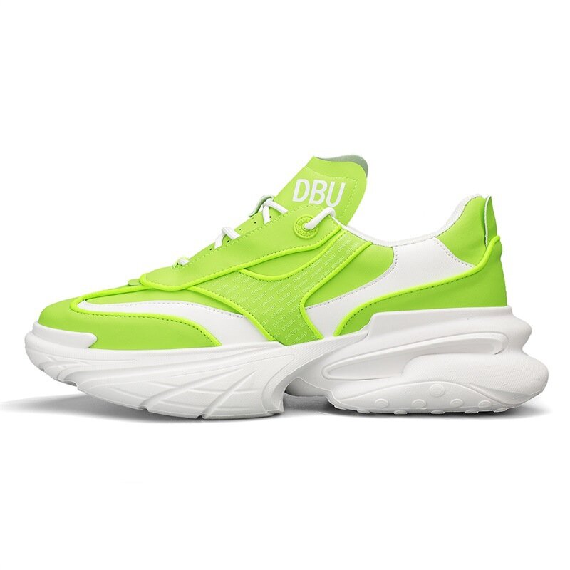 Daddy Shoes męskie 2023 wiosenne nowe, wewnętrzne, podwyższone szkolne buty męskie z grubą podeszwą, oddychające, codzienne buty sportowe męskie