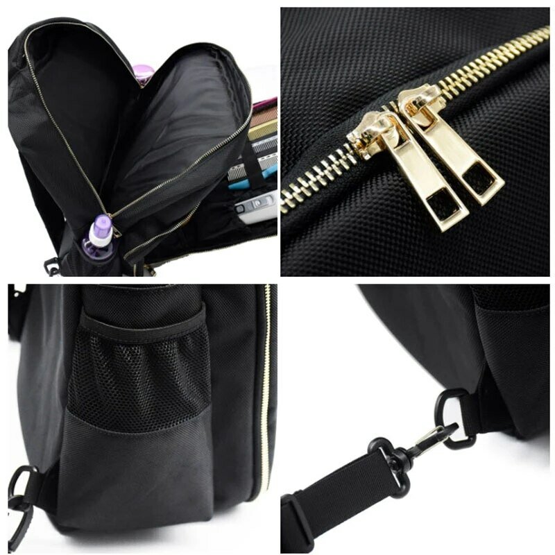 Barber Supplies Backpack Portable Clippers Organizer Hairstylist Tools Bag Large Capacity Travel Bag Salon Storage Shoulders Bag