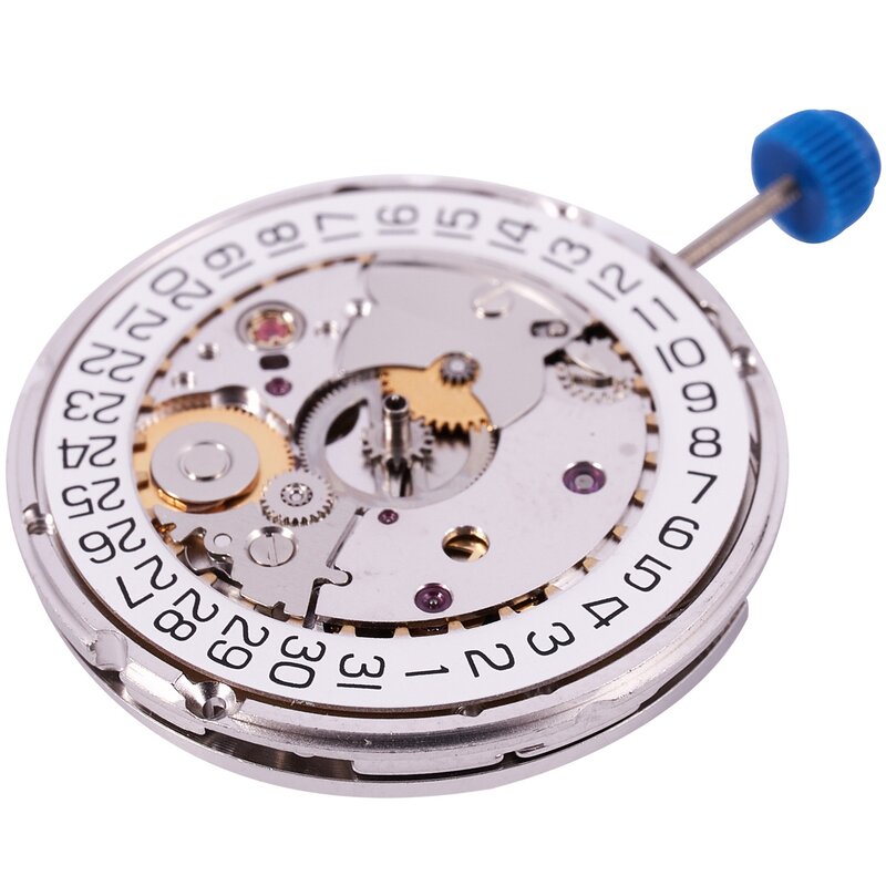 Reloj mecánico para ETA 2824-2 SELLITA SW200 blanco 3H, movimiento de reloj