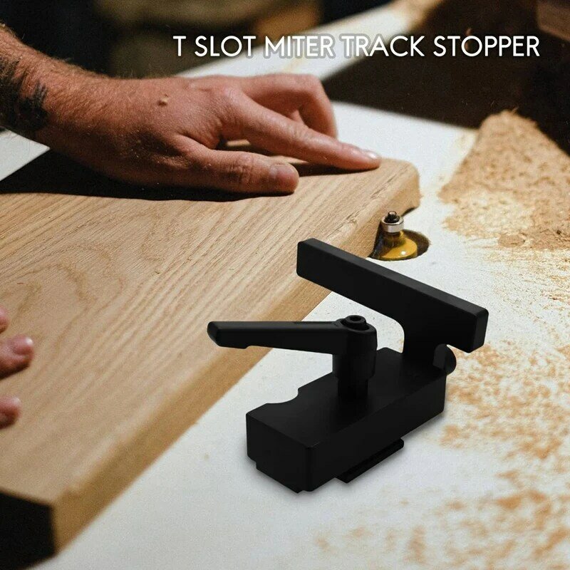 Carpintaria Posicionamento Limitador, 45 T Slot, Miter Track, Slot de Carpenter, Guia Slider, Localizador