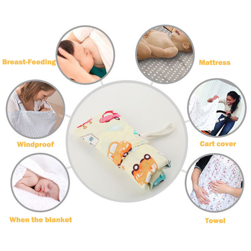 Bufanda de privacidad de salida de madre multifuncional ajustable, dosel de lactancia, delantal de lactancia de bebé, cubiertas de lactancia de algodón