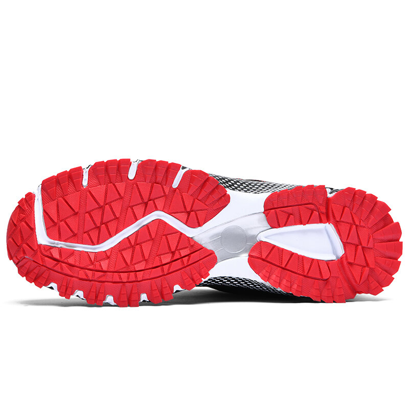 Мужские кроссовки для бега, дышащие кроссовки больших размеров 47, удобная повседневная спортивная обувь для ходьбы и бега, лето 2022