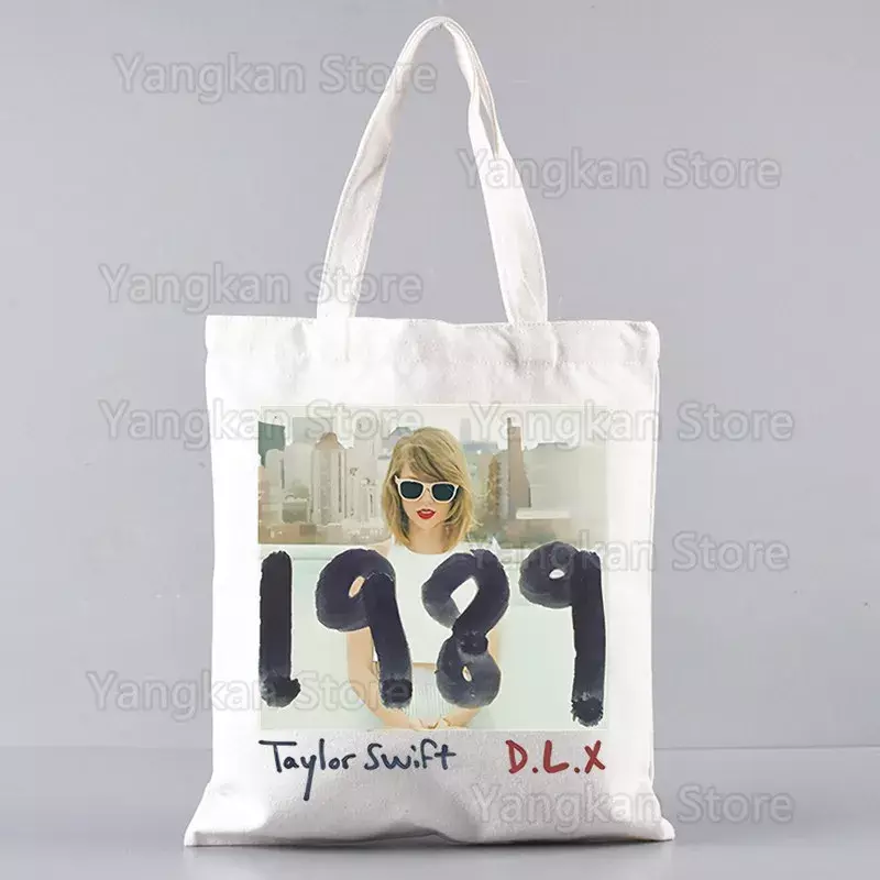 Tayпри Swift сумки для покупок, хозяйственная сумка через плечо, холщовая вместительная сумка для колледжа