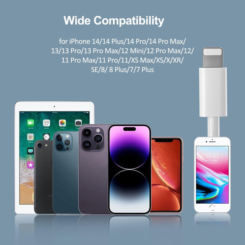 Earphone berkabel asli untuk iPhone, Earbud asli USB C 12/11mm untuk iPhone 15/14/13/3.5 Pro Max 7/8Plus X/XR/XS/SE iPad