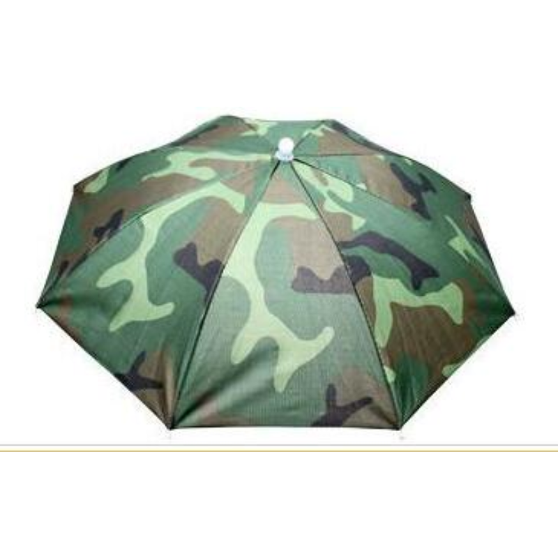 MOONBIFFY-Guarda-chuva dobrável ao ar livre, mulheres e homens, criança, pesca, caminhadas, golfe, headwear de praia, guarda-chuva mãos livres, 55cm