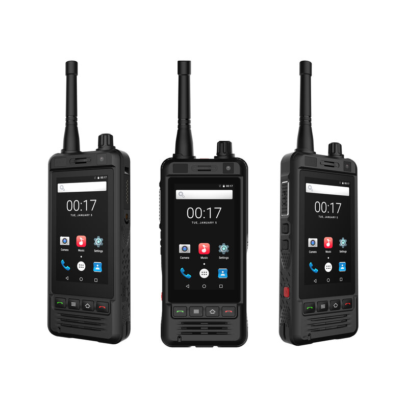 3G Wifi วิทยุ W5 Android 6.0โทรศัพท์ PTT วิทยุ IP67 UHF Walkie Talkie 5MP กล้อง REALPTT ZELLO วิทยุอินเทอร์เน็ต POC Transceiver