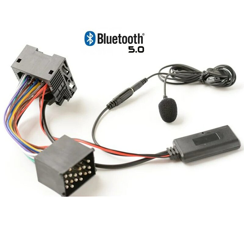 Bluetooth 5.0 Muziek Audio Adapter Microfoon Kabel Voor Bmw E46 3 Series 2002-2006 Busines Cd 320i 320ci 320cic 323i 323ci
