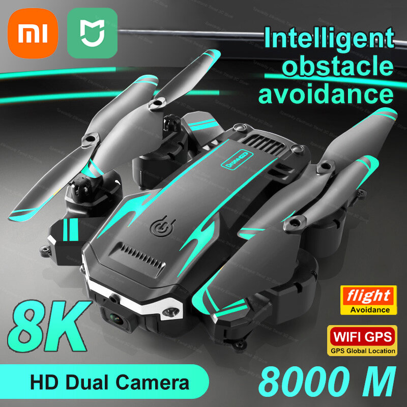Xiaomi-Mijia G6 Profissional Dobrável Quadcopter Drone Aéreo, Câmera HD, GPS RC Helicóptero, FPV WiFi, Brinquedo Evitar Obstáculos, S6