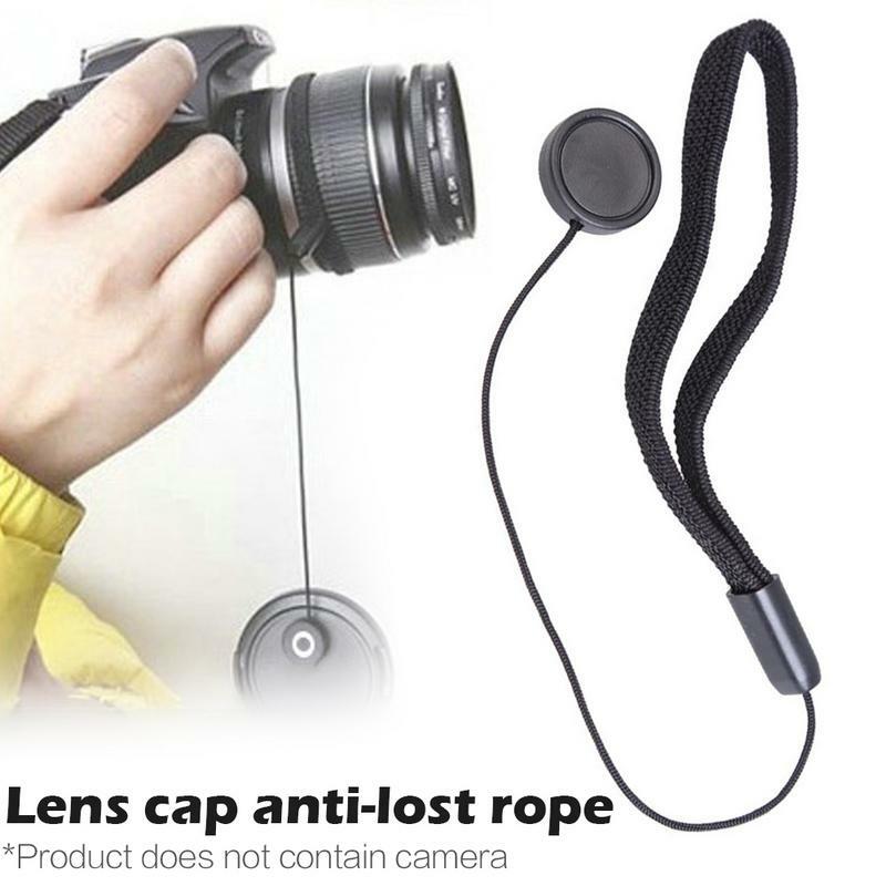 เชือกผูกป้องกันการสูญหายของเลนส์ตัวยึดเลนส์อเนกประสงค์สำหรับ Nikon สำหรับ Sony SLR DSLR อุปกรณ์เสริมกล้องฟิล์มดิจิตอล