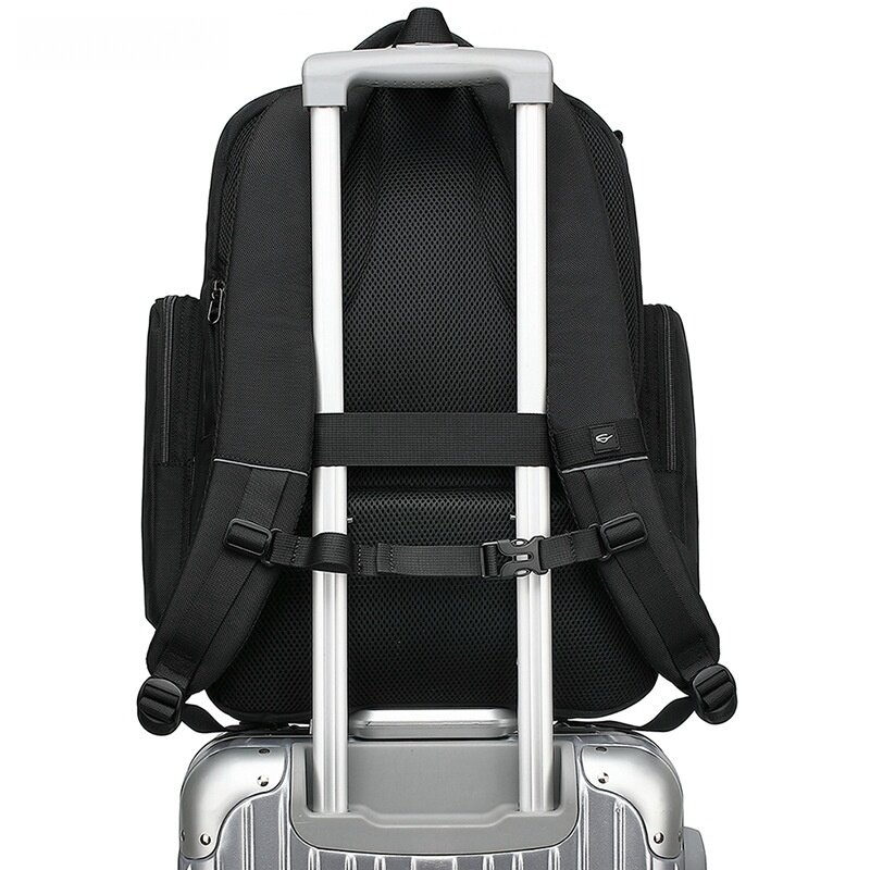 New Trend Luxury Multifunction Backpack Men Large Capacity 17.3 Computer Bagpack Male Outdoor Travel Ruksack Student Schoolbag