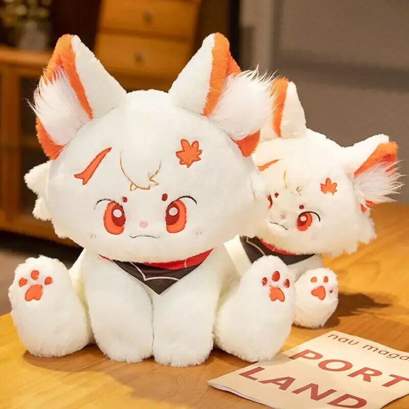 Anime Kaedehara Kazuha Cat Cosplay peluche bambola 32cm Genshin Impact Pet farcito cuscino giocattolo regalo di compleanno di natale