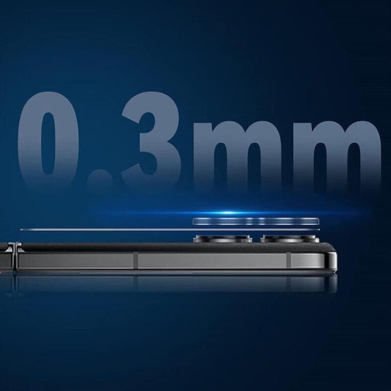 2 в 1 для OPPO Find N2 флип-протектор экрана из закаленного стекла Защита объектива камеры защита от отпечатков пальцев/пятен маслом защитные пленки