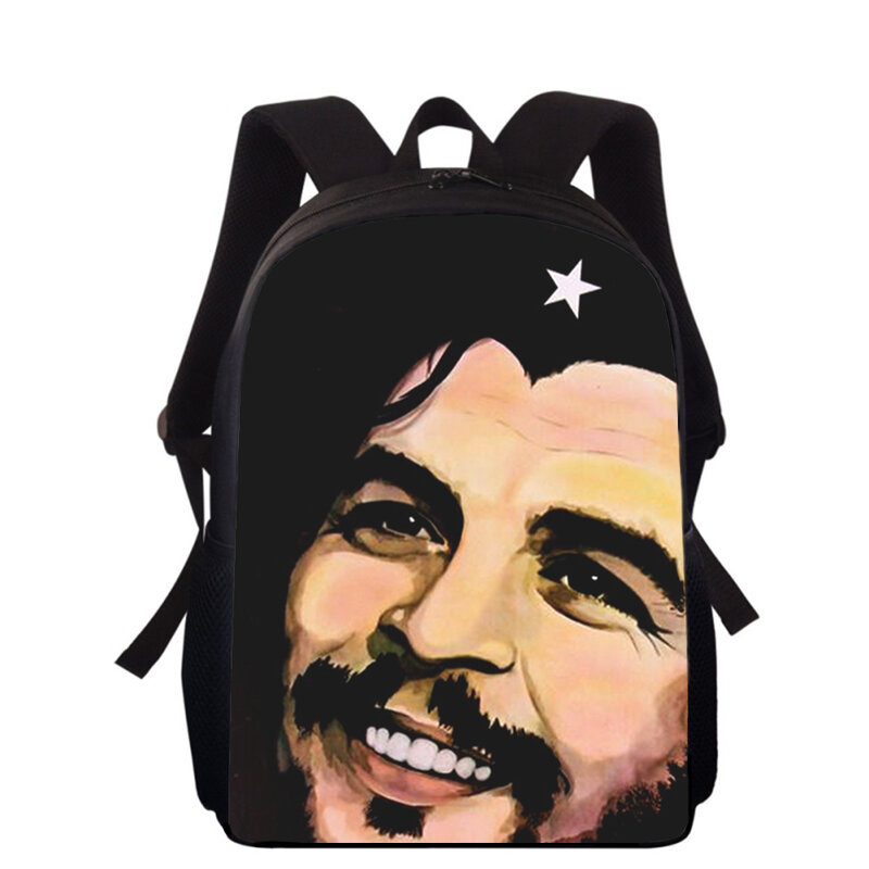 Che Guevara 15 "zaino per bambini con stampa 3D borse per la scuola primaria per ragazzi e ragazze zaino per studenti borse per libri scolastici