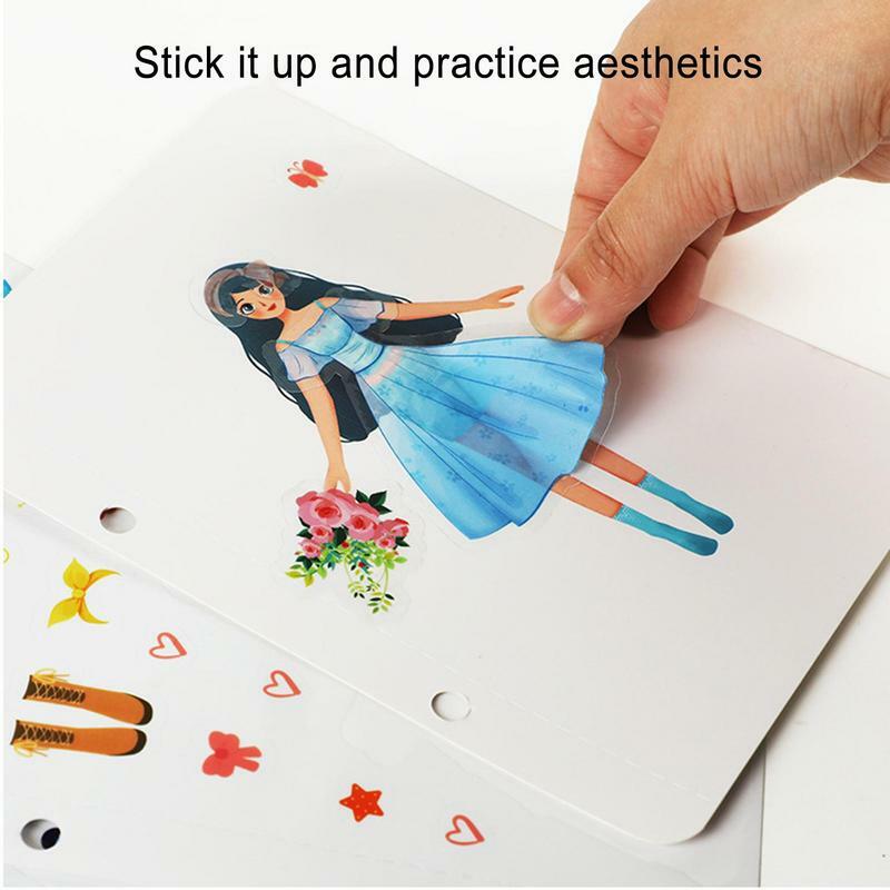 Poke Art Kits DIY Poke Fun Toys Fashion Design Drawing Book DIY Poke Fun Toys Creative Puzzle Puncture Painting Colorful Activit