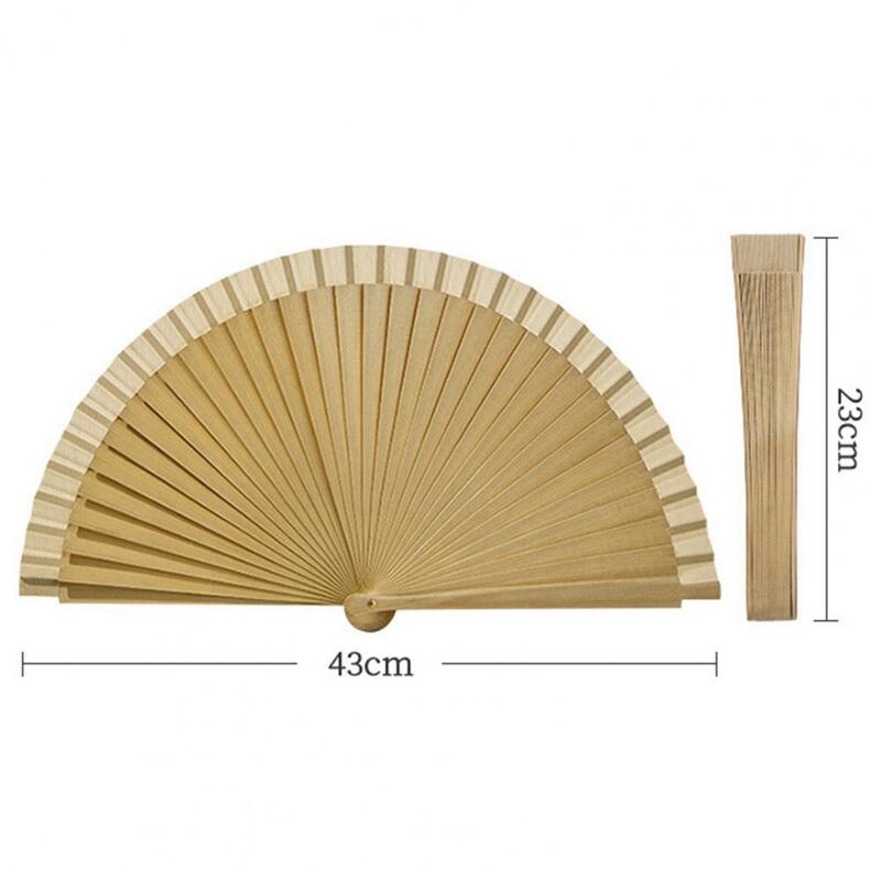 Chinese Style Vintage Hand Fan Portable Chinese Bamboo Fan Wedding Gifts For Guest Birthday Party Decoration Art Craft Dance Fan