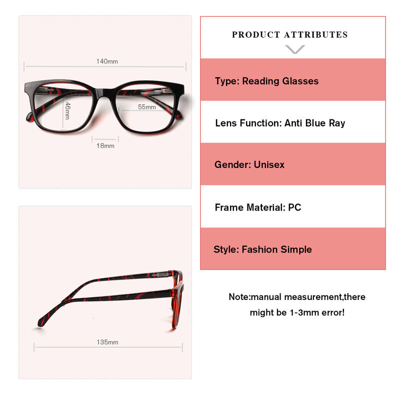 Leesbril Voor Vrouwen Hoge Kwaliteit Blauw Licht Blokkerende Lenzen Klassieke Ronde Monturen Trendy Brillen Op Sterkte Voor Vrouwen