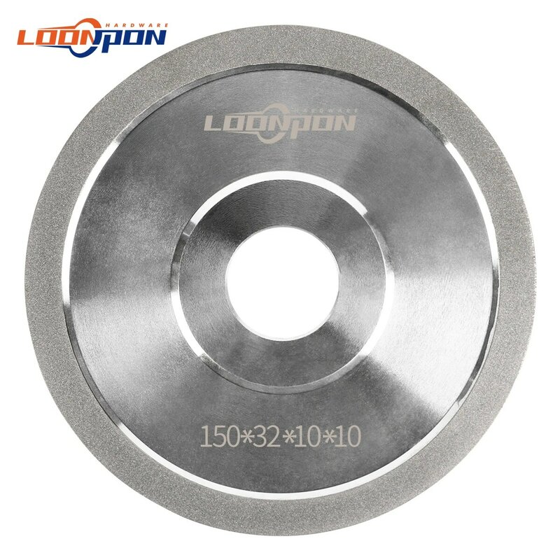 150mm Diamond Grinding Flap Wheel Drill Bit Grinder Circle Sharpener Disc for Carbide Metal Tungsten Steel Milling Cutter