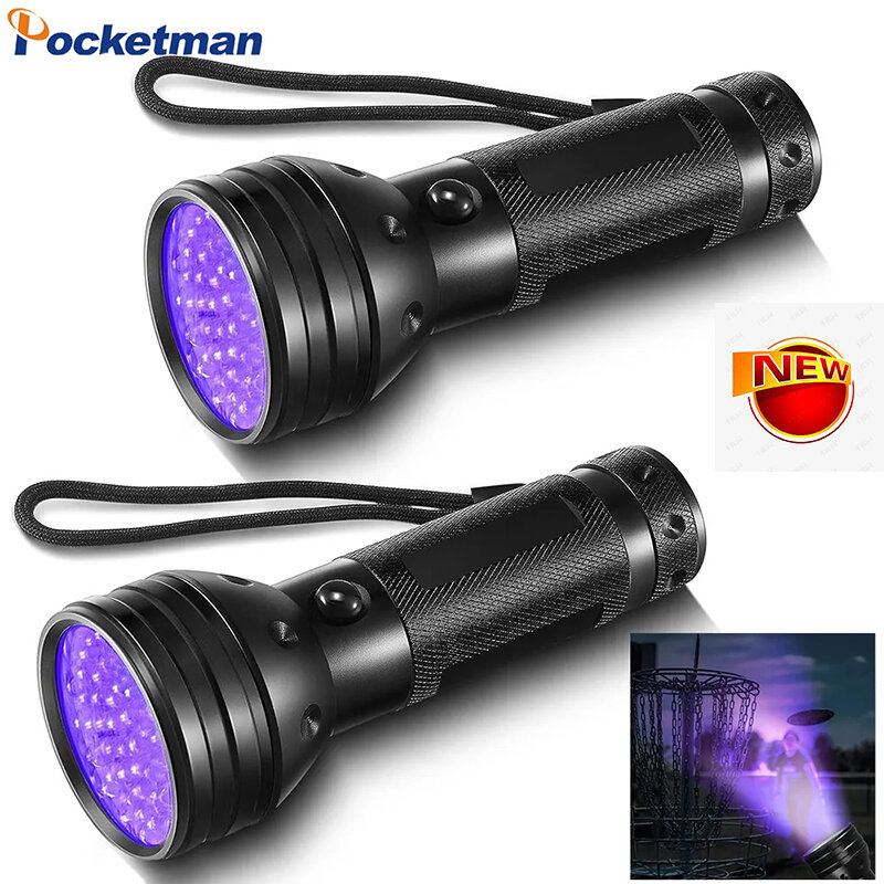 Leistungs starke 51led UV-Taschenlampe 395nm Schwarzlicht Taschenlampen UV-Taschenlampe UV-Licht detektor für Haustier Urin Flecken Skorpion
