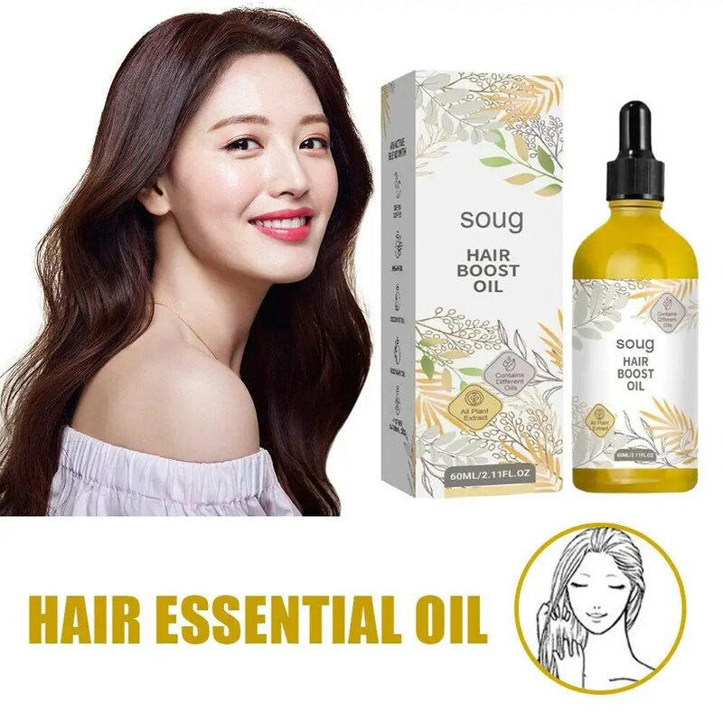 60ml Natural Oil Densely Repairing Damaged r Essential Loss Hair And Anti Nourishing Oil Smooth Oil Moisturizin J7H5