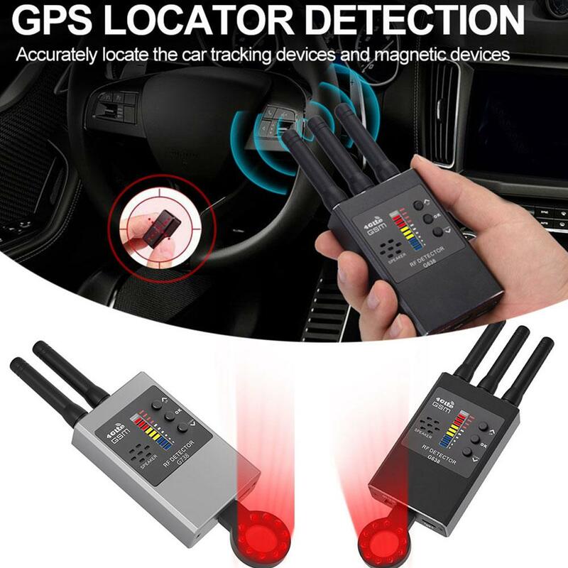 G638 Anti pinset sinyal RF GSM, perangkat pendengar kamera tanpa kabel, pelacak GPS portabel untuk deteksi ruang pribadi