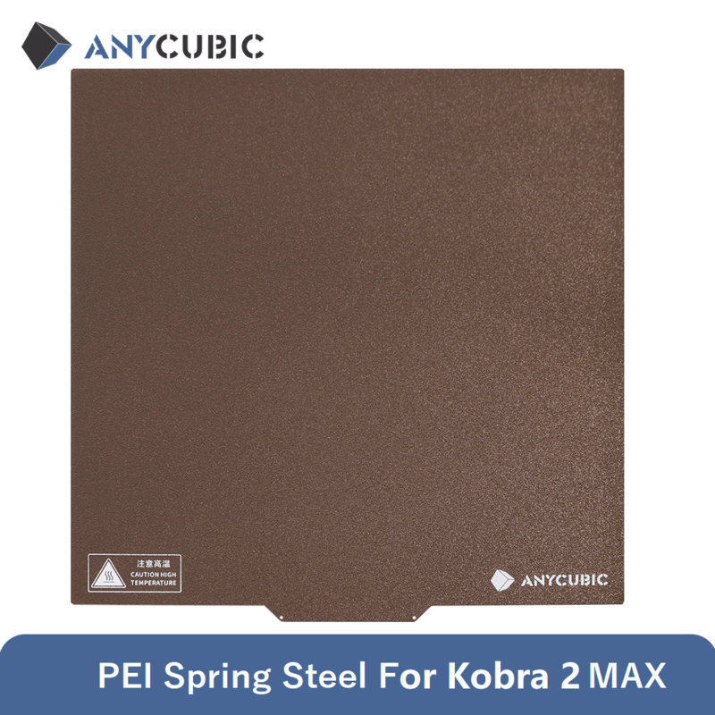 ANYCUBIC-PEI Spring Steel original para impressora 3D, acessórios para Kobra 2 Neo, Mega S, Vyper, Kobra Max, Kobra Plus, FDM