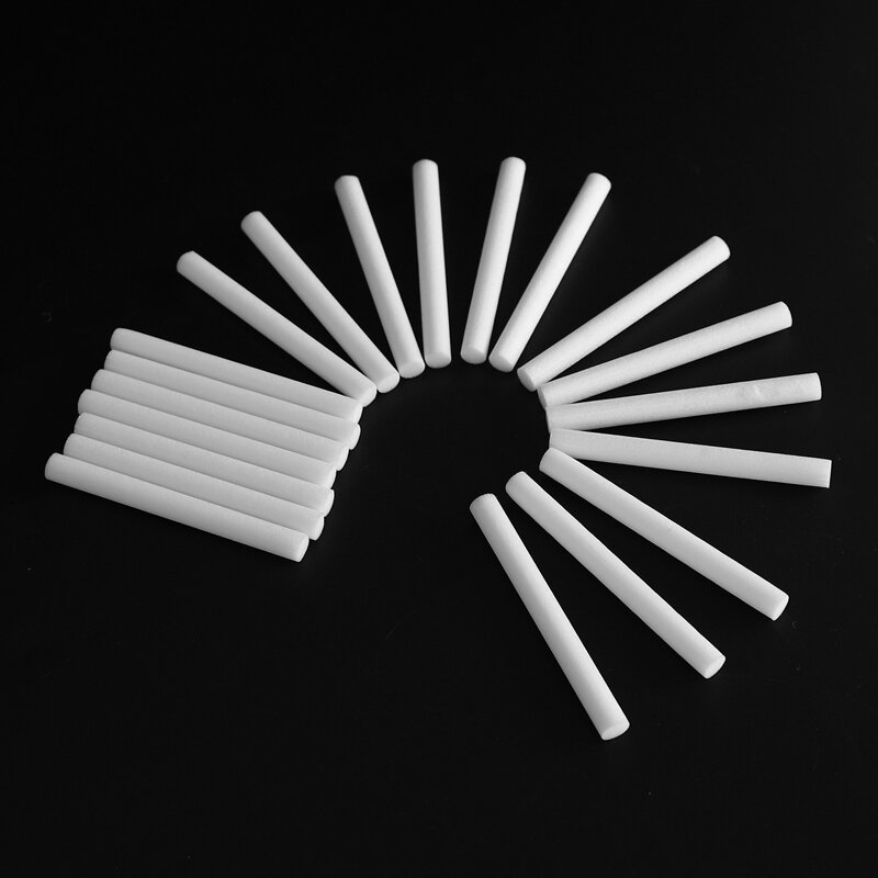 20 sztuk filtry nawilżacza wymiana bawełny pałeczka z gąbką do nawilżacza USB dyfuzor zapachowy Mist Maker nawilżacz powietrza