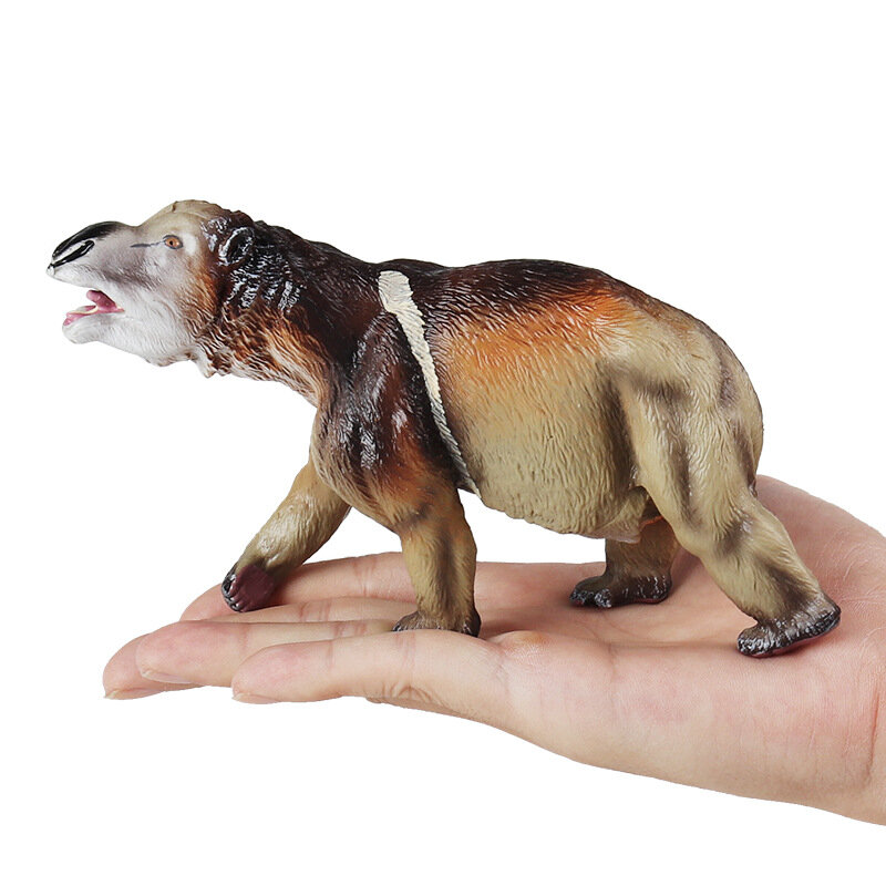 Figurine de béhème préhistorique simulée pour enfants, figurine d'animal Auckland, jouets de collection de figurines d'action, diprotodon mammouth, organisme éteint
