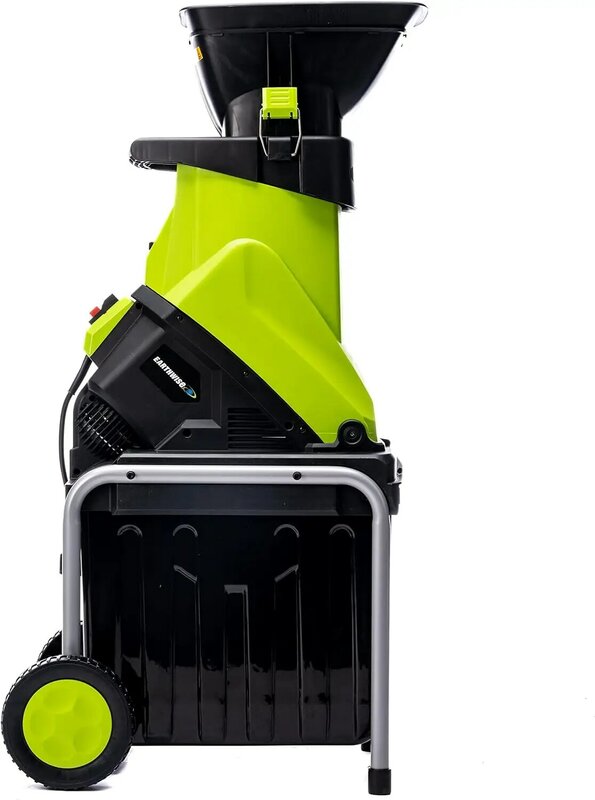 Earthwise GS70015 15-Amp Garden Corded Electric Chipper, Collection Bin