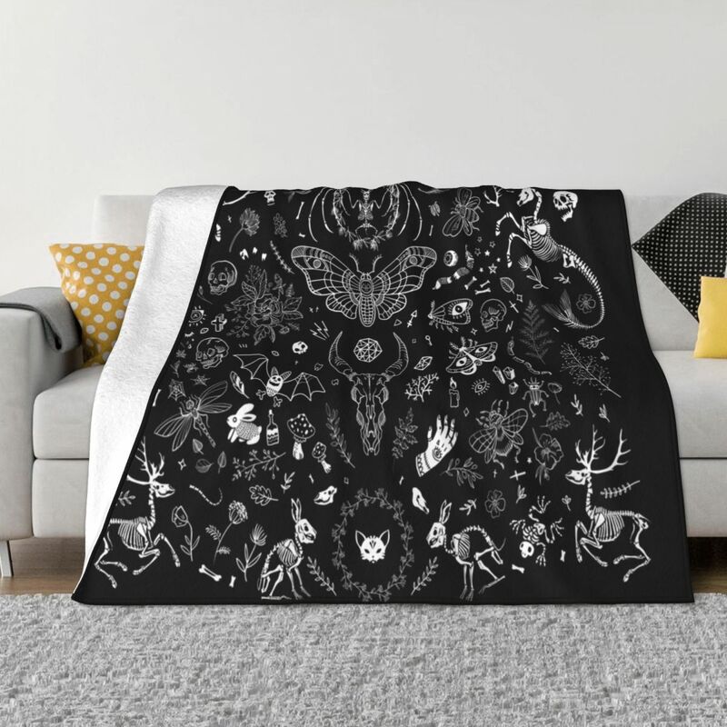 Karpet Gotik selimut Sofa besar hangat untuk musim dingin selimut tongkat selimut