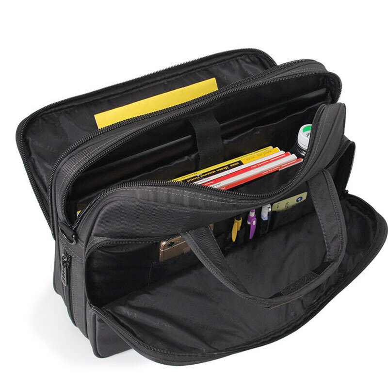 남자 비즈니스 서류 가방 노트북 가방 방수 옥스포드 헝겊 남자 컴퓨터 핸드백 비즈니스 포트폴리오 남자 어깨 여행 가방