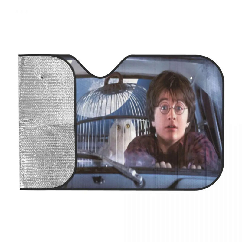 Забавный солнцезащитный отражатель с мультяшным изображением из фильма, автомобильный солнцезащитный козырек с защитой от УФ-излучения