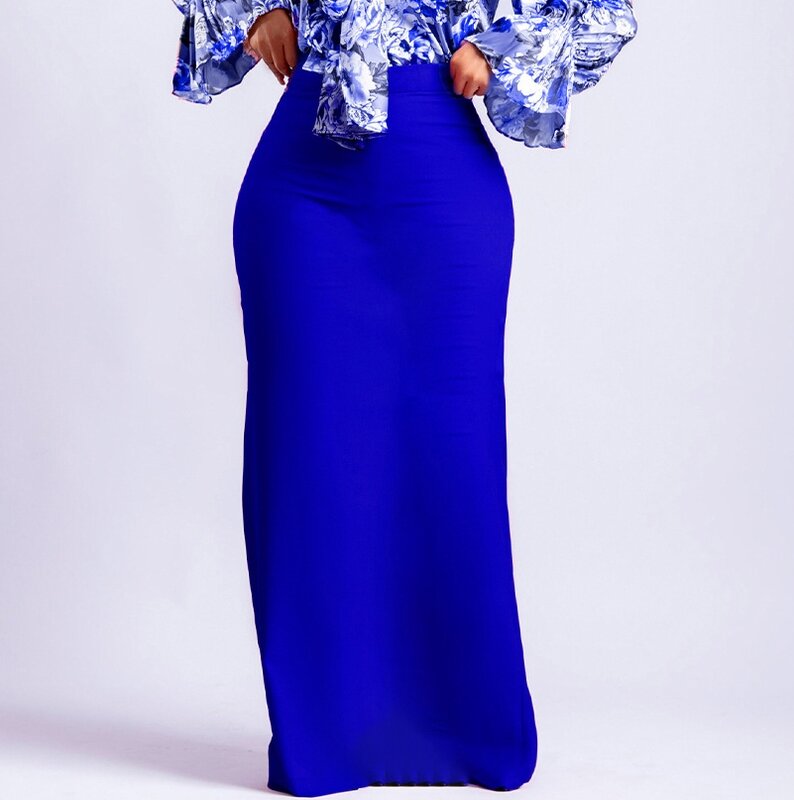 Faldas de cintura alta para mujer, ropa de moda, Color sólido, diseño con cremallera, Bodycon elegante, 2024