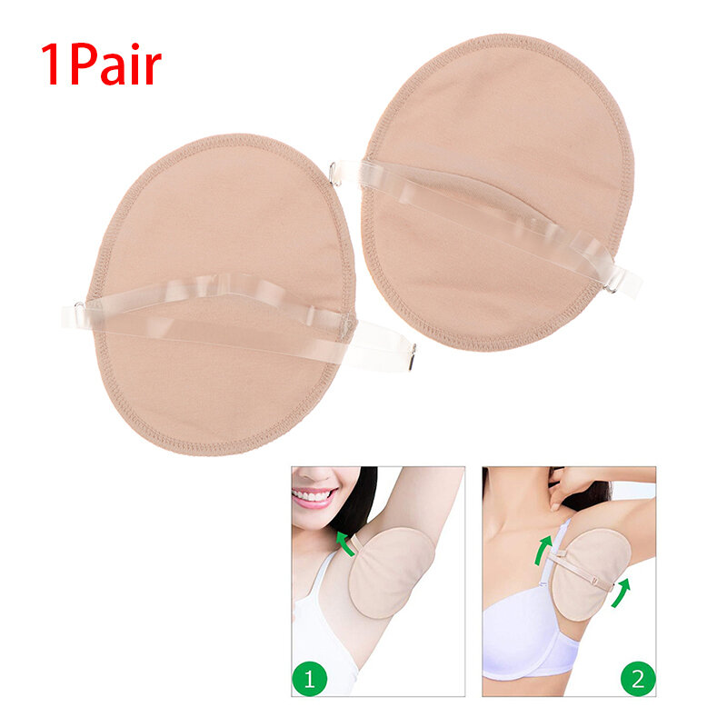 1 Pair Clear Tape Underarm Sweat Pads Washable Underarm Sweat Pads