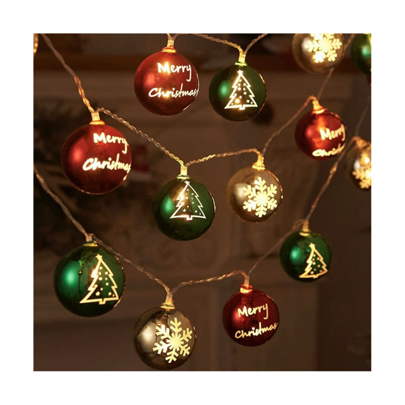 Luce a stringa a LED per esterni per luci a stringa di natale per decorazioni per illuminazione natalizia decorazioni appese disposizione di Scene-B