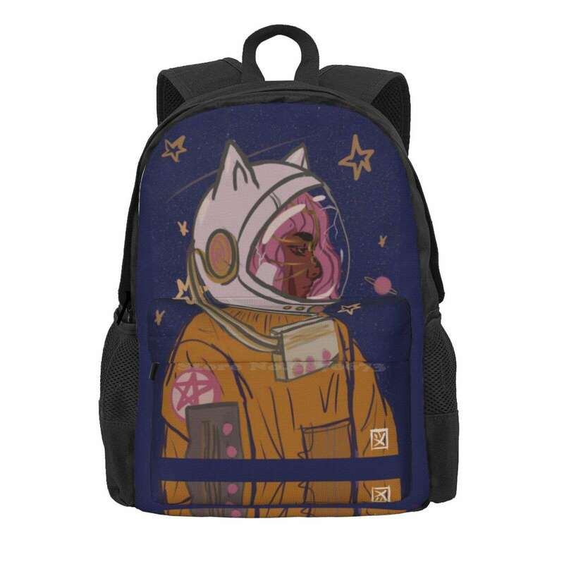 Space Girl Hot Sale Backpack Fashion Bags Space Girl Astronaut Stars Smallbuisness
