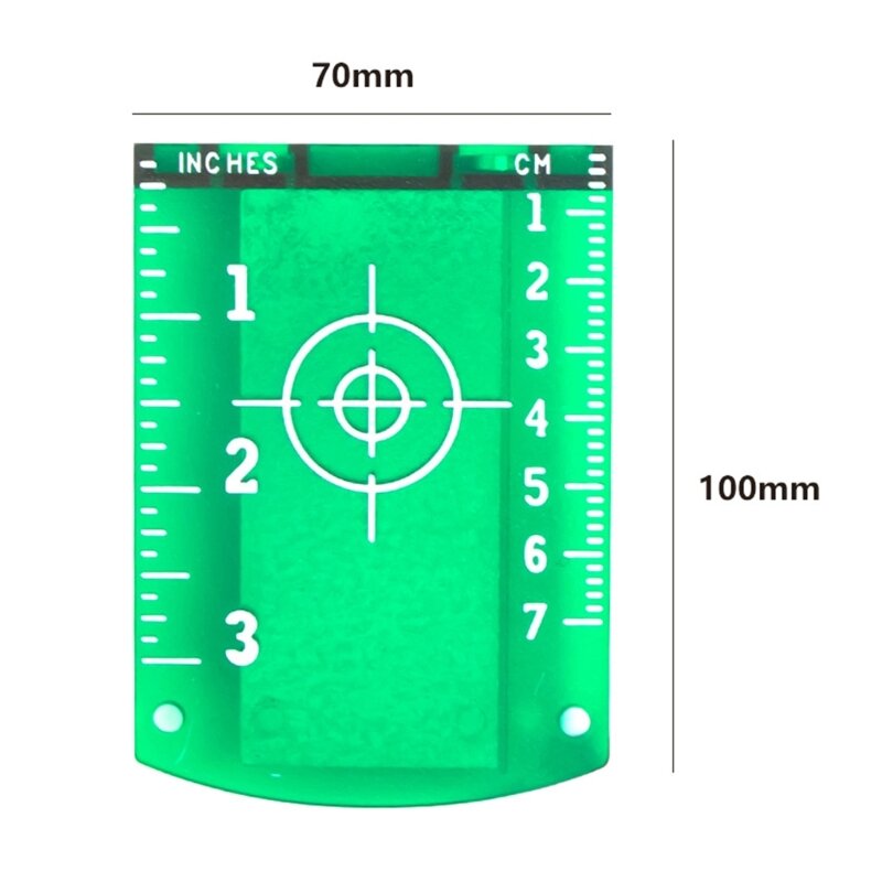 レーザー ターゲット カード プレート グリーン/レッド レーザー レベル 磁気/壁および床に吊り下げ可能