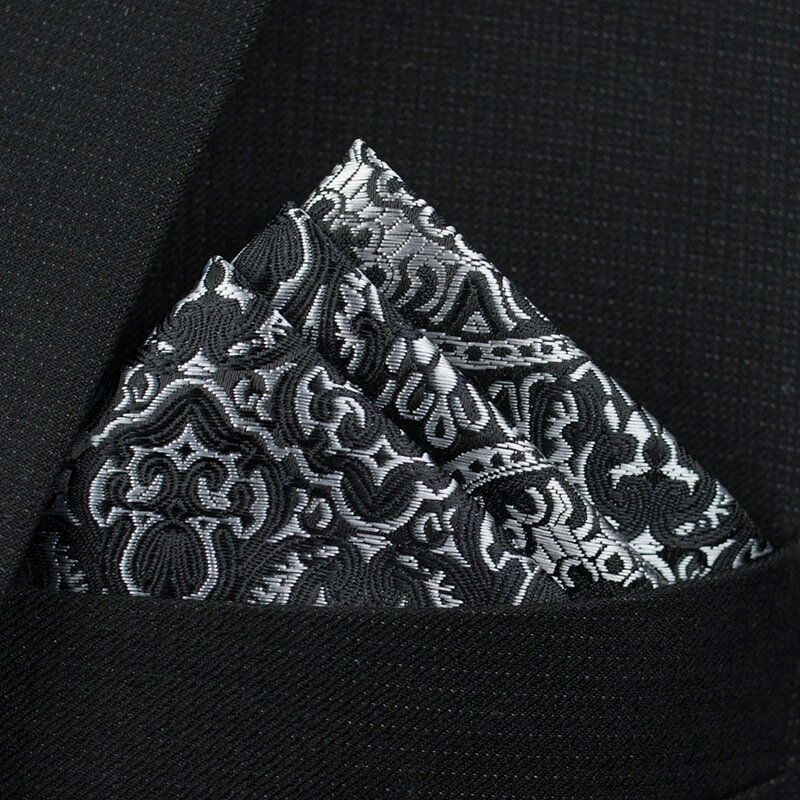 Платок Квадратный однотонный, 25 х25 см, в винтажном стиле